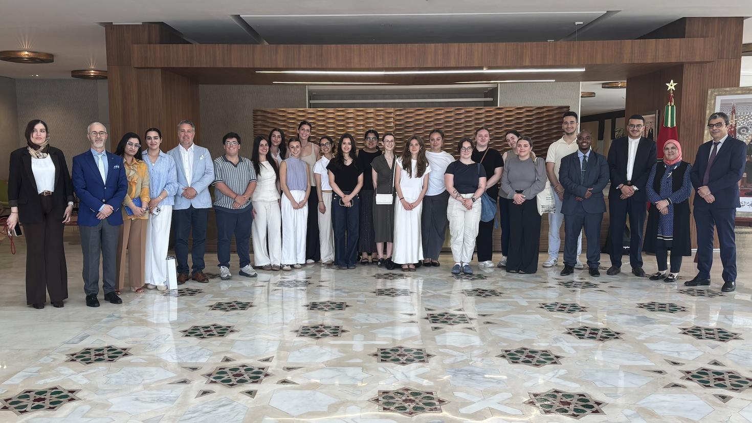 Groupe de l'école d'été au Maroc 2026