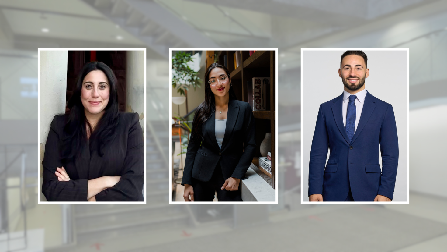 De gauche à droite : Malorie Kanaan, Lilyane Badaoui, Benjamin Elfassy 