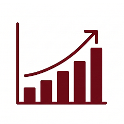 Graphique montrant une progression
