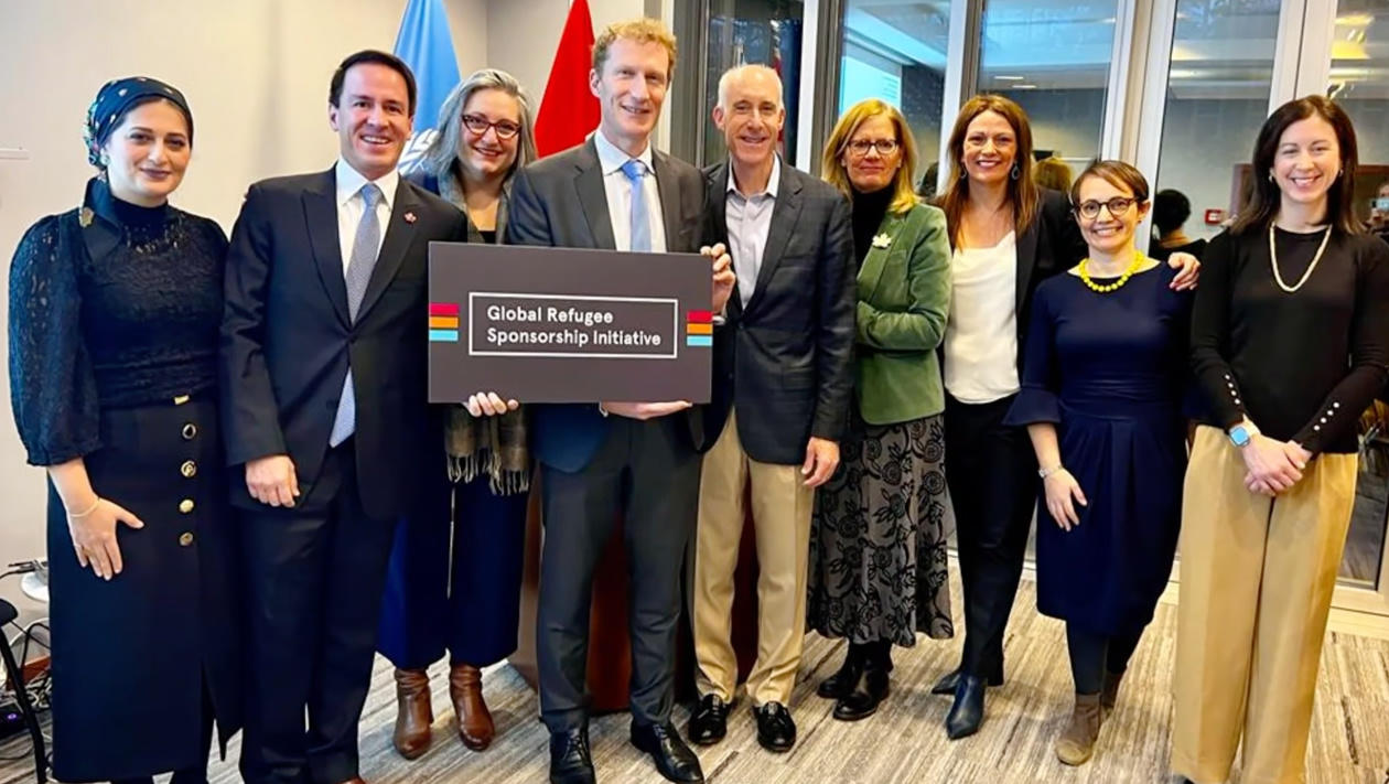 participants à la rencontre pour le Global refugee sponsorship initiative