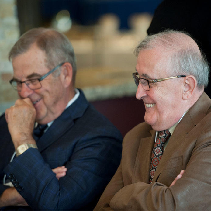 Anciens élèves Ronald Leduc et Denis Lévesque