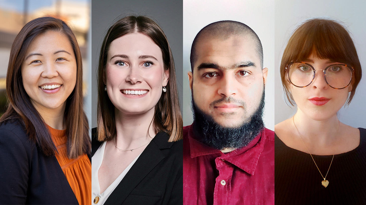 Michelle Liu, Émilie Hogue, Safwan Alfattani et Josephine Payment