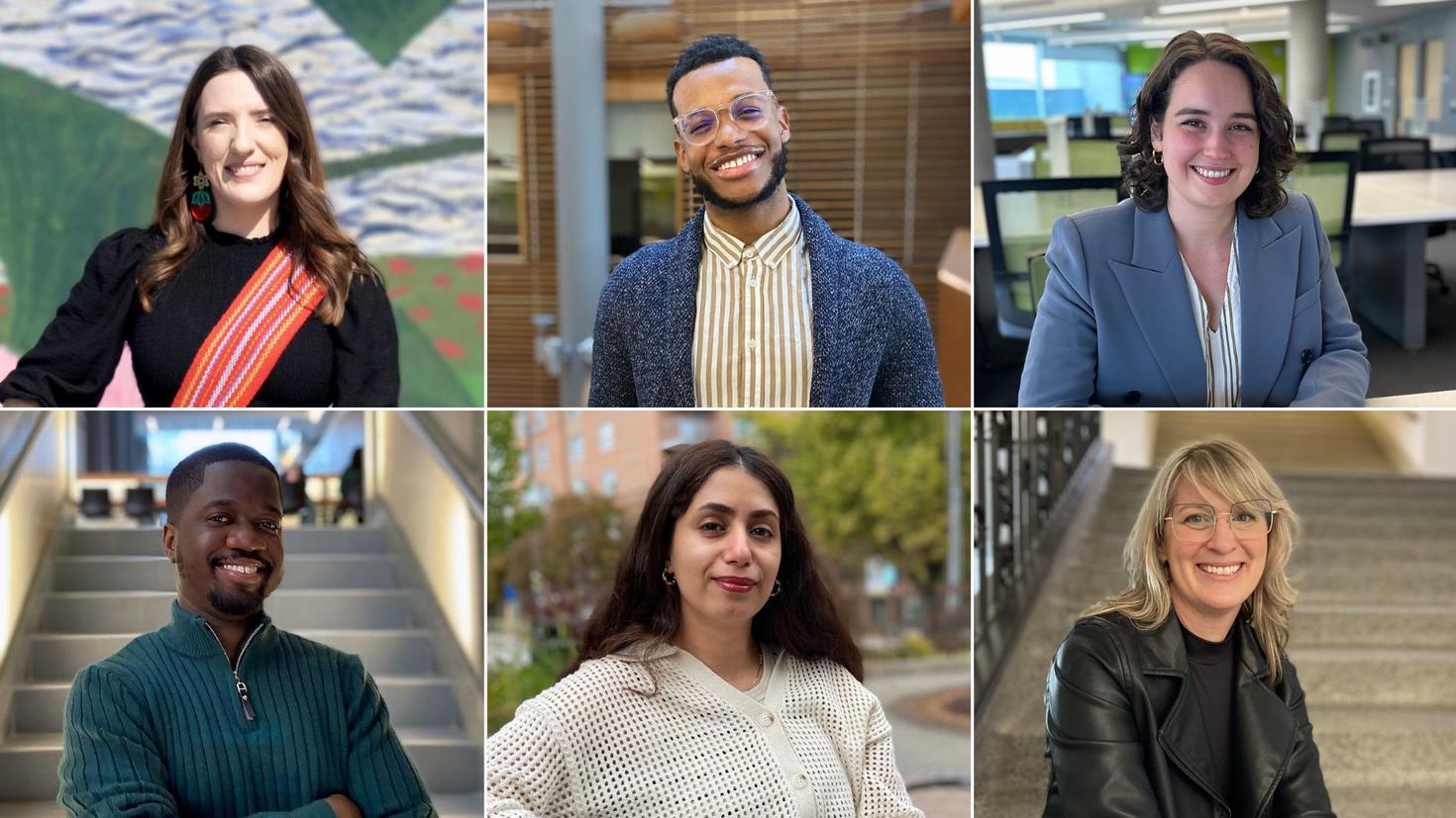 Collage des membres de la population étudiante de troisième cycle