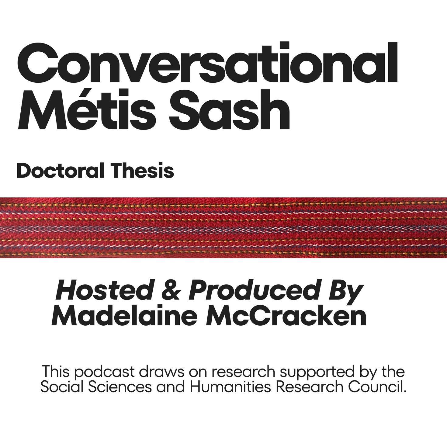 Conversatioinal Métis Sash 