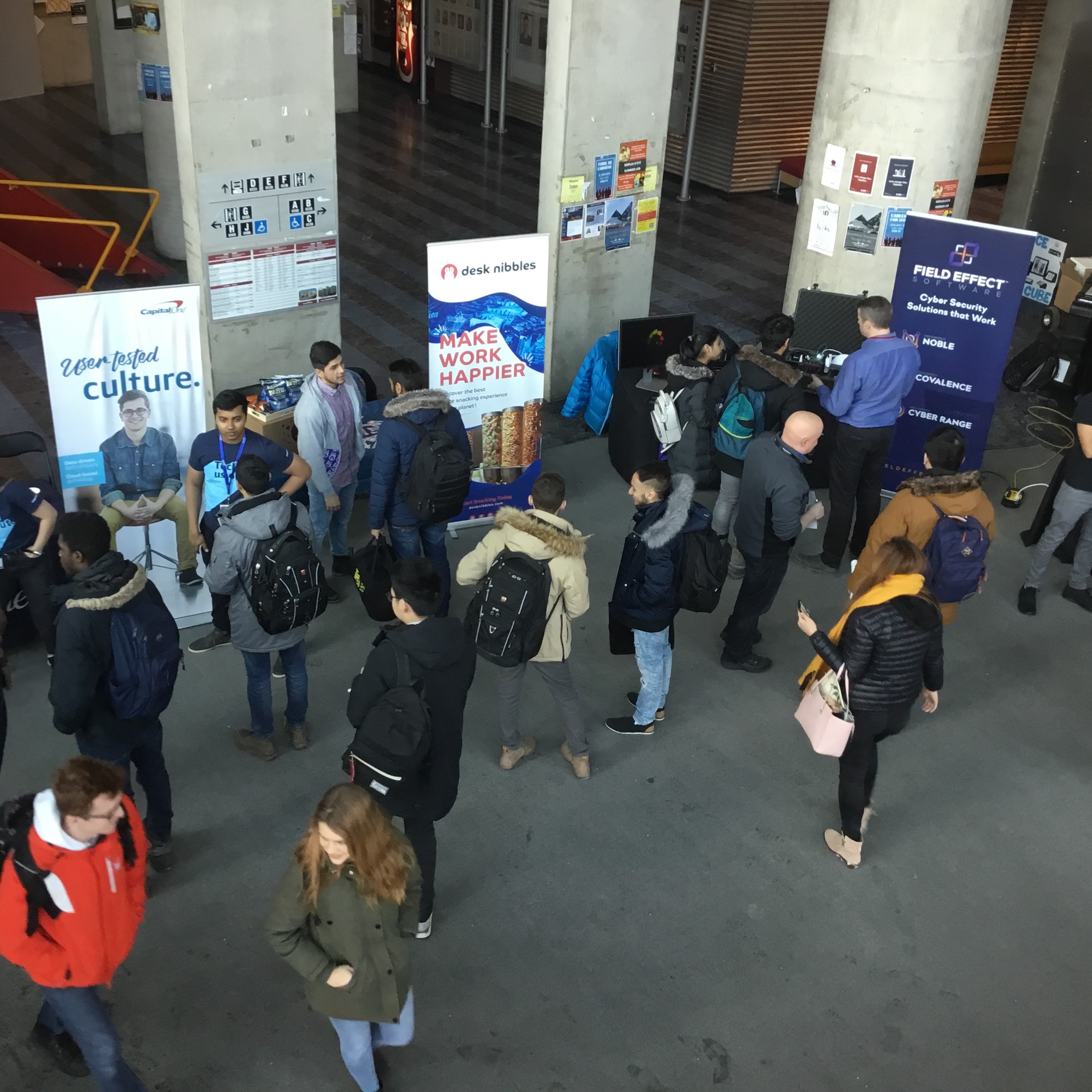 Foire de carrières de la faculté.