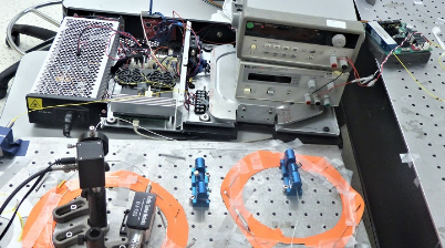 Biphotonics lab equipment.