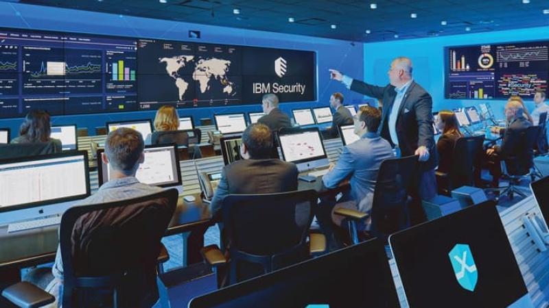 Salle de cybersécurité d'IBM