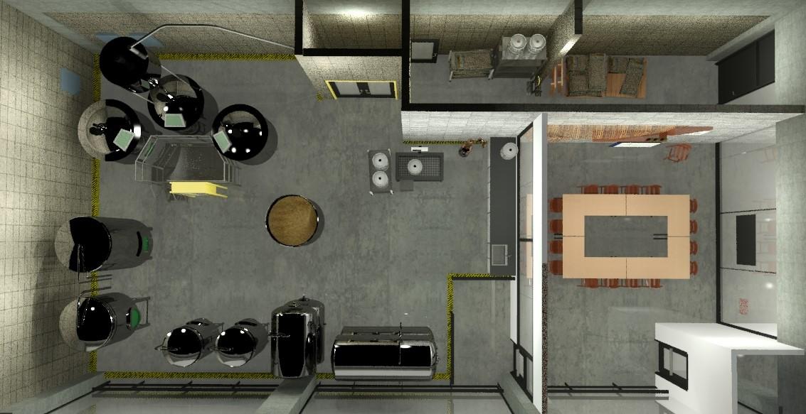 Rendu 3D du Craft Lab