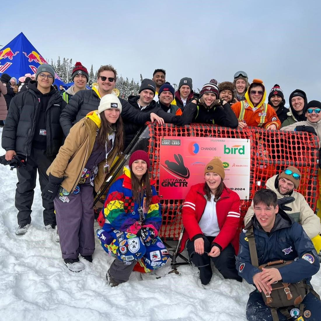 Great Northern Concrete Toboggan Race Photo de groupe