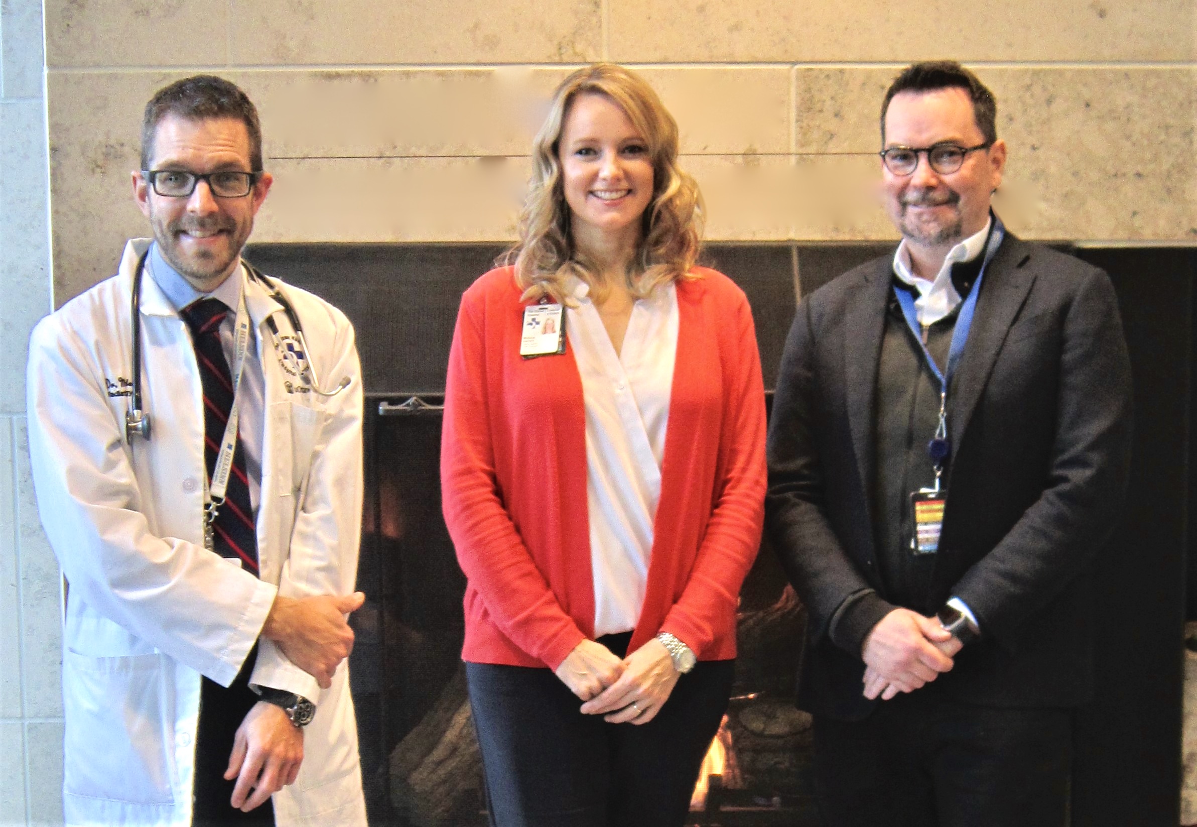 Dr. Marc Gaudet, Melissa Diffey et Miller MacPherson