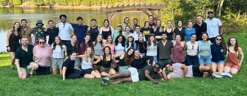 Photo de groupe des résidents