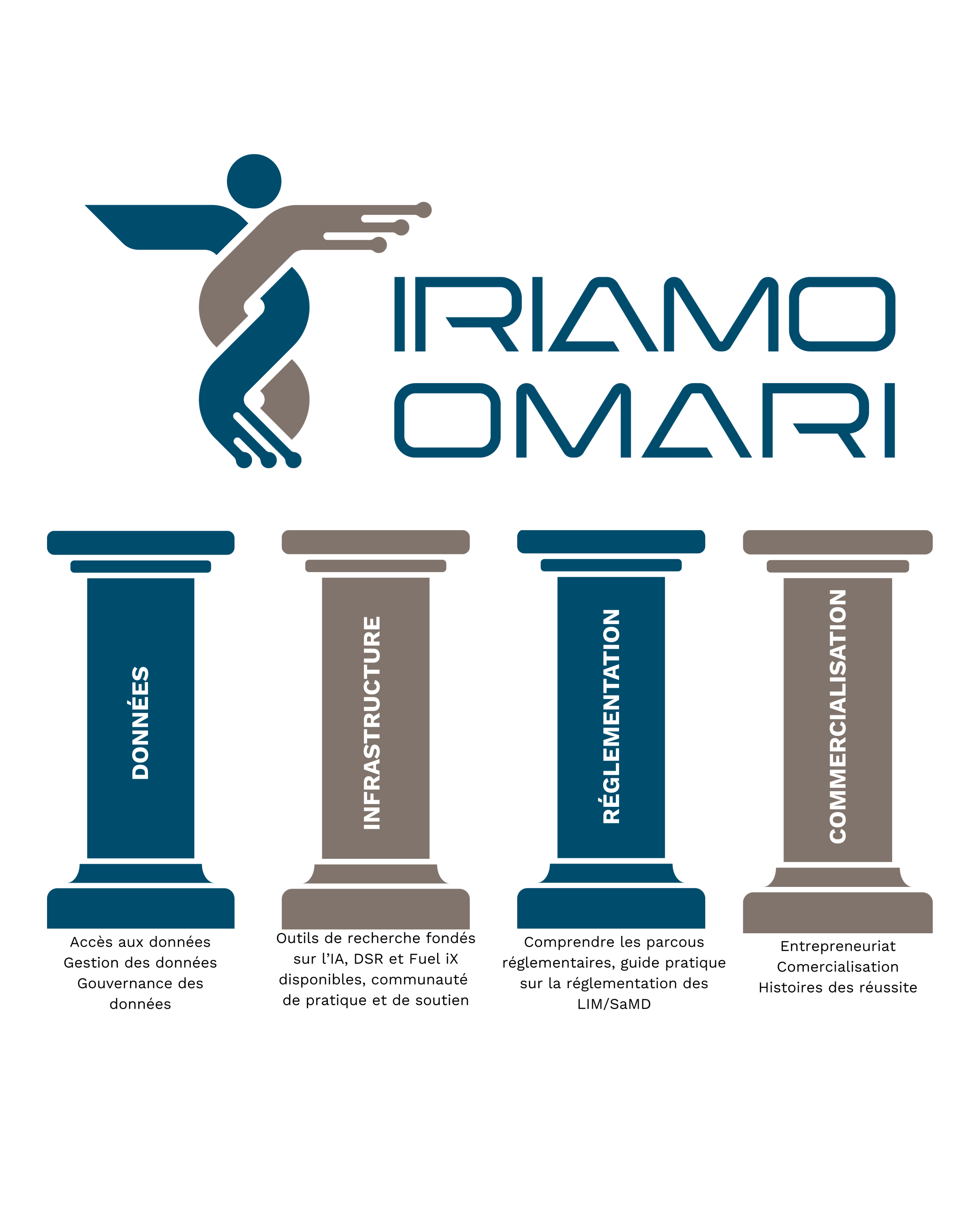 logo et pilliers de l'IRIAMO