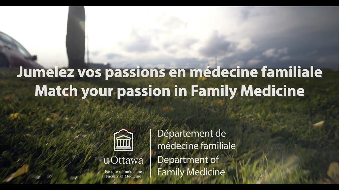 uOttawa - Match your passion in family medicine