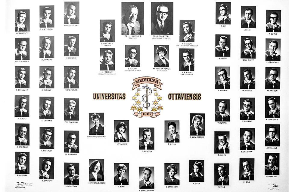 une photo composite de classe