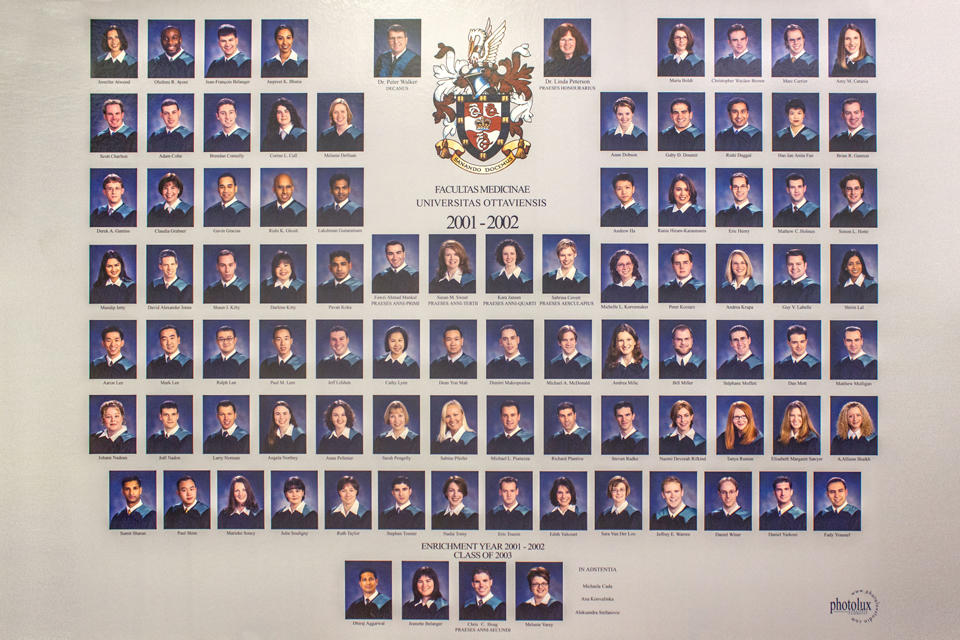 une photo composite de classe