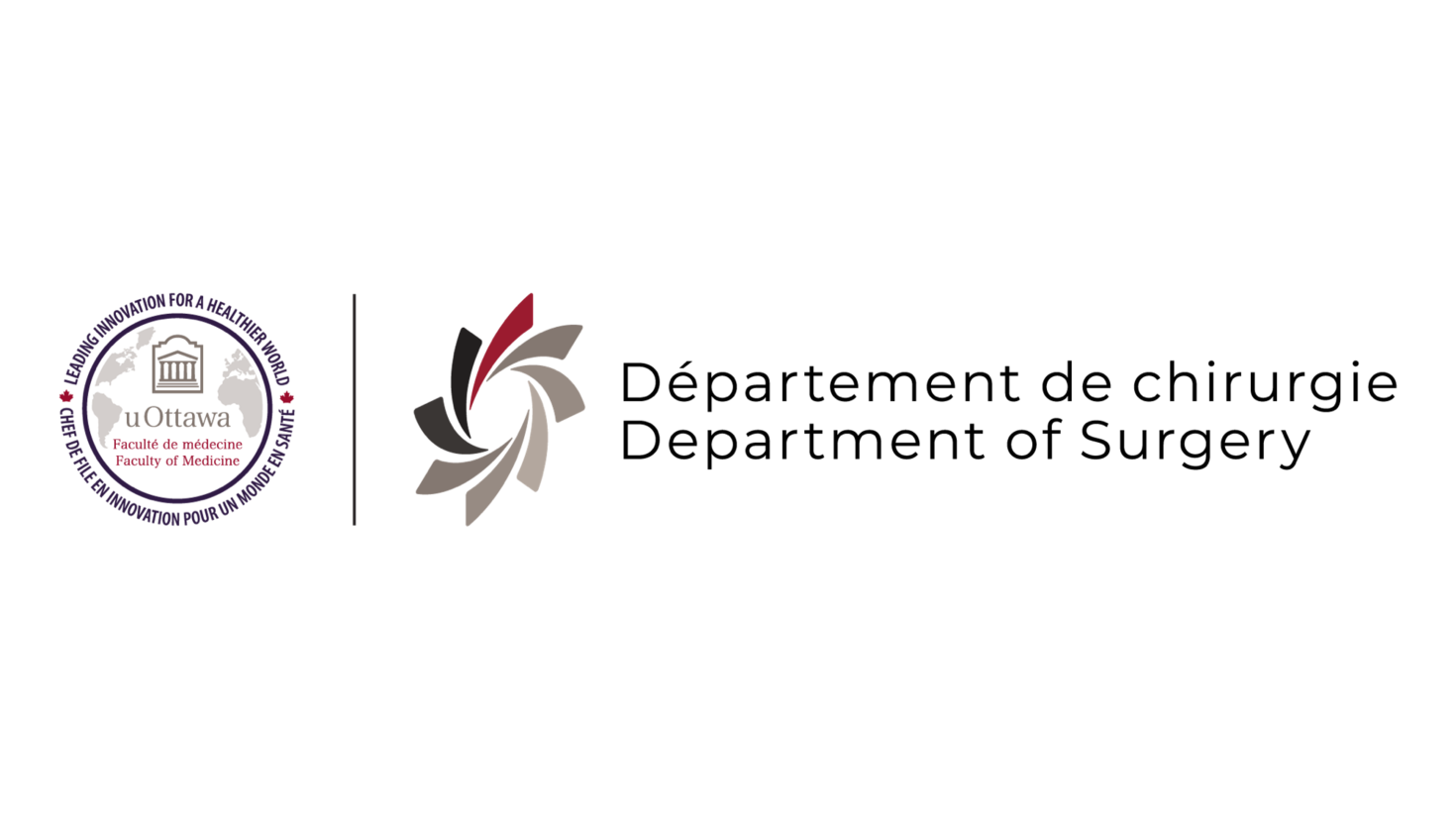 Logo du Département de chirurgie de l'Université d'Ottawa
