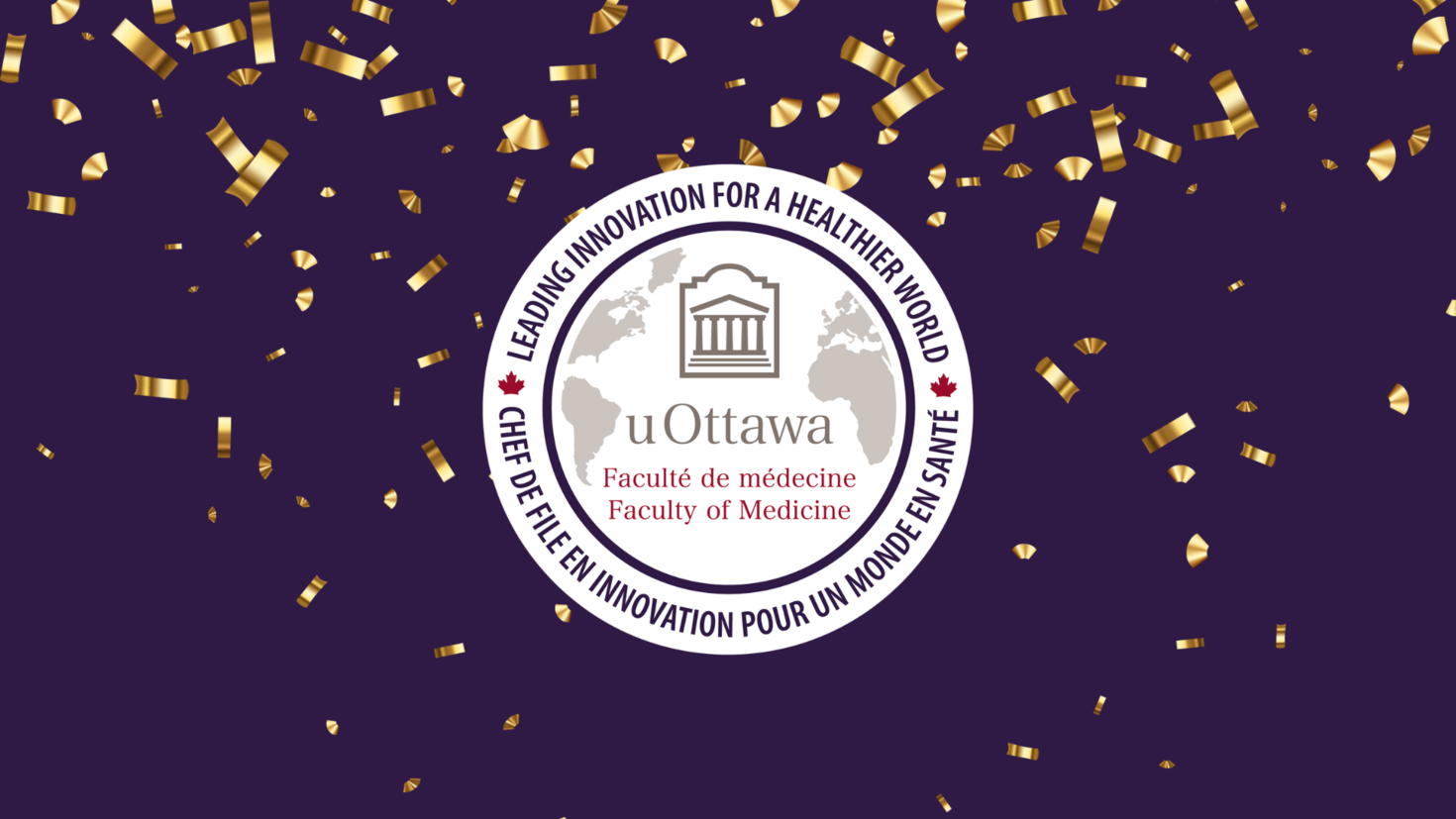Le logo de la Faculté de médecine de l'Université d'Ottawa