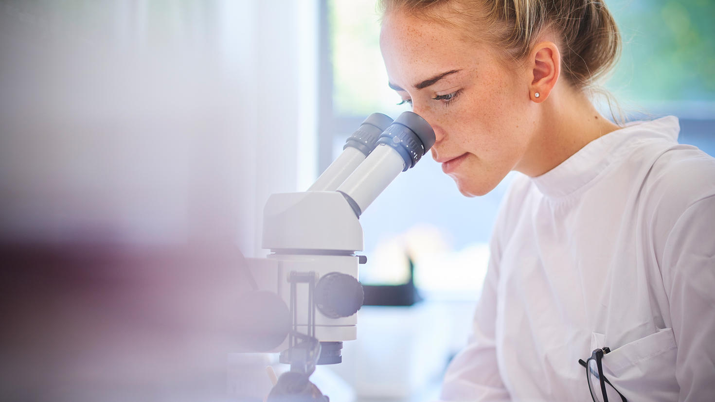 Female research student