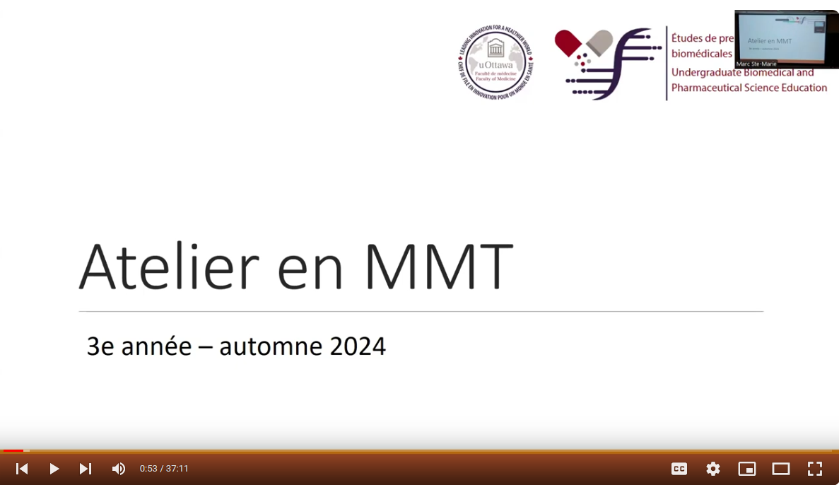 Atelier en MMT 3e année 