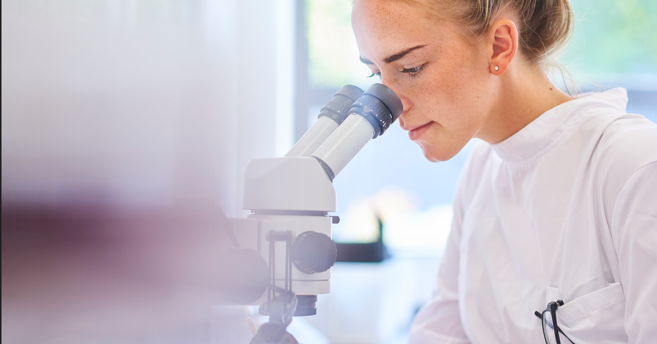 Female scientist