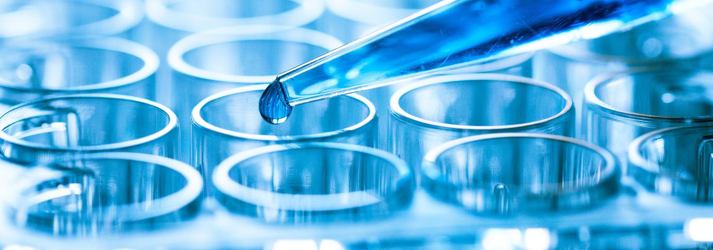 Pipette en gros plan