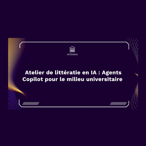Atelier de littératie en IA