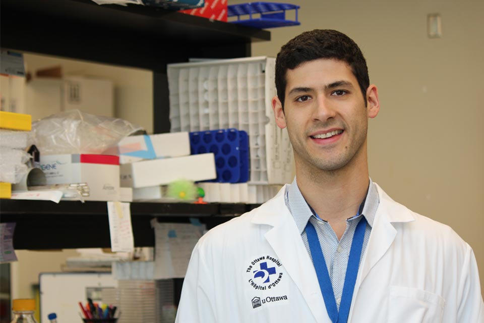 Marc-Olivier Deguise, étudiant du programme M.D/Ph.D 