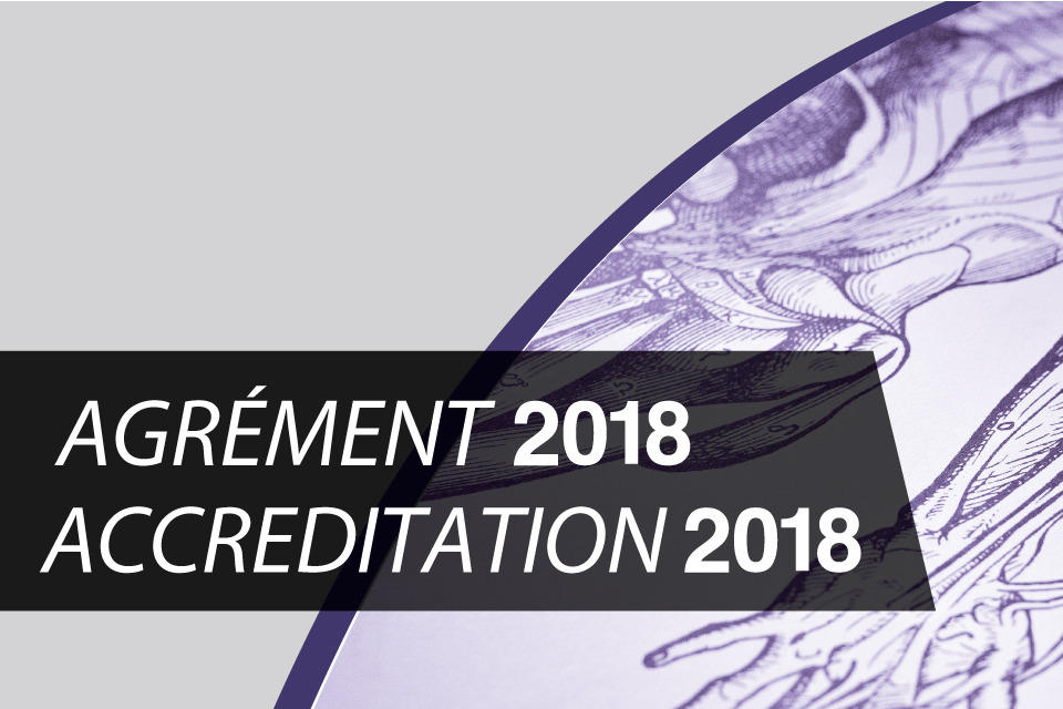 Logo de l'agrément 2018.