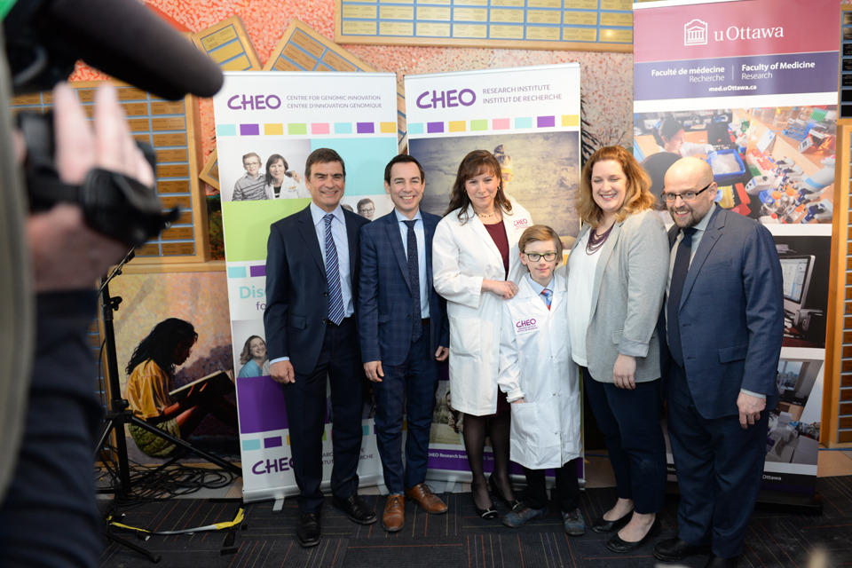 La Dre Kym Boycott occupera la direction générale du nouveau Centre d’innovation génomique dévoilé à l’Institut de recherche du Centre hospitalier pour enfants de l’est de l’Ontario