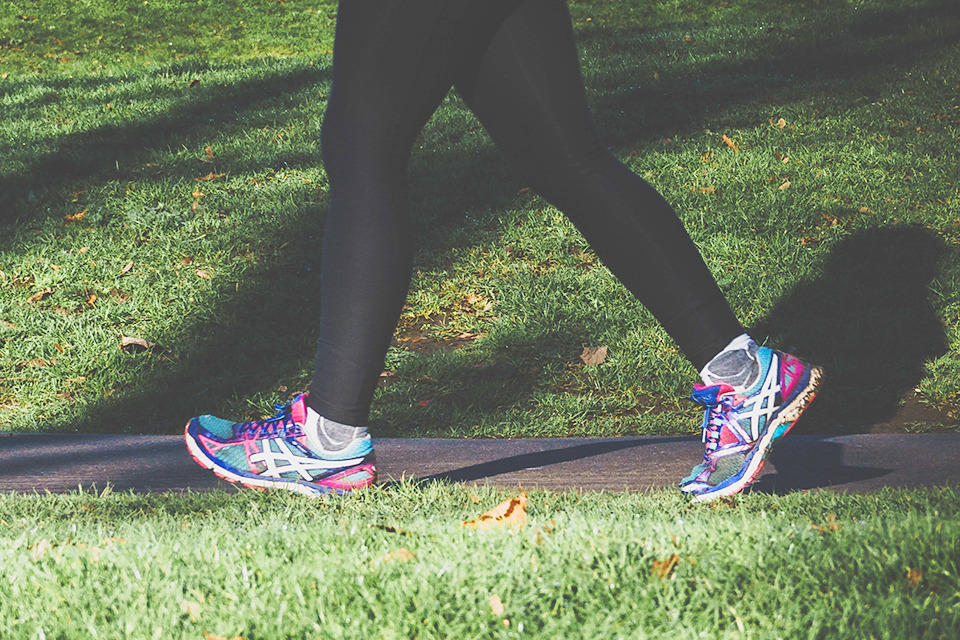  chaussure de course en mouvement