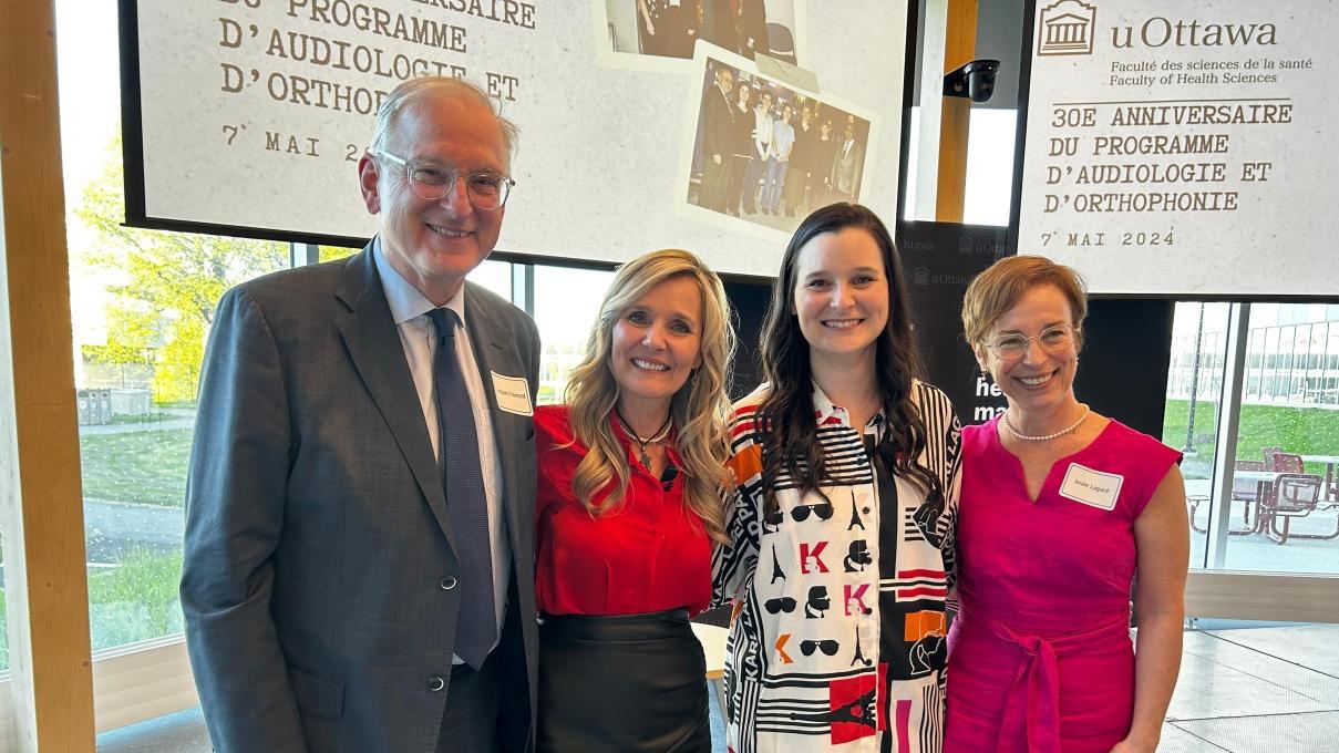Jacques Frémont, Marie-Josée Taillefer, Rosalie Taillefer Simard and Josée Lagacé
