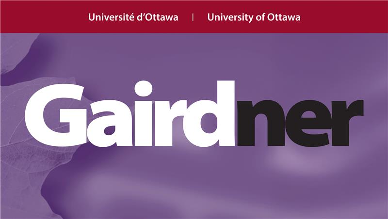 Logo de Gairdner Connects en partenariat avec l'Université d'Ottawa