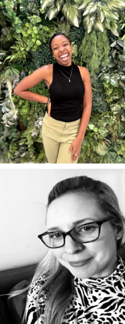 Shaianne Young, psychothérapeute et Sarah Kroetsch, travailleuse sociale et stagiaire en thérapie par la danse/mouvement