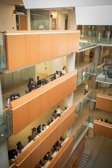 interieure du bâtiment des sciences sociales