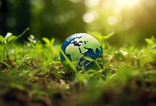 Vert-globe-mousse-environnemental