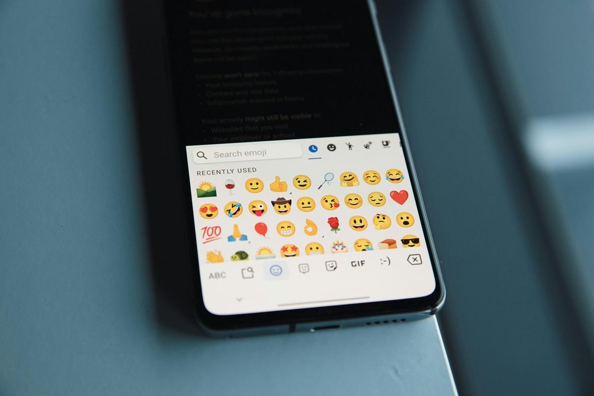 Émojis sur un iPhone