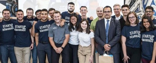 Groupe de personnes du Carrefour de l'entrepreneuriat
