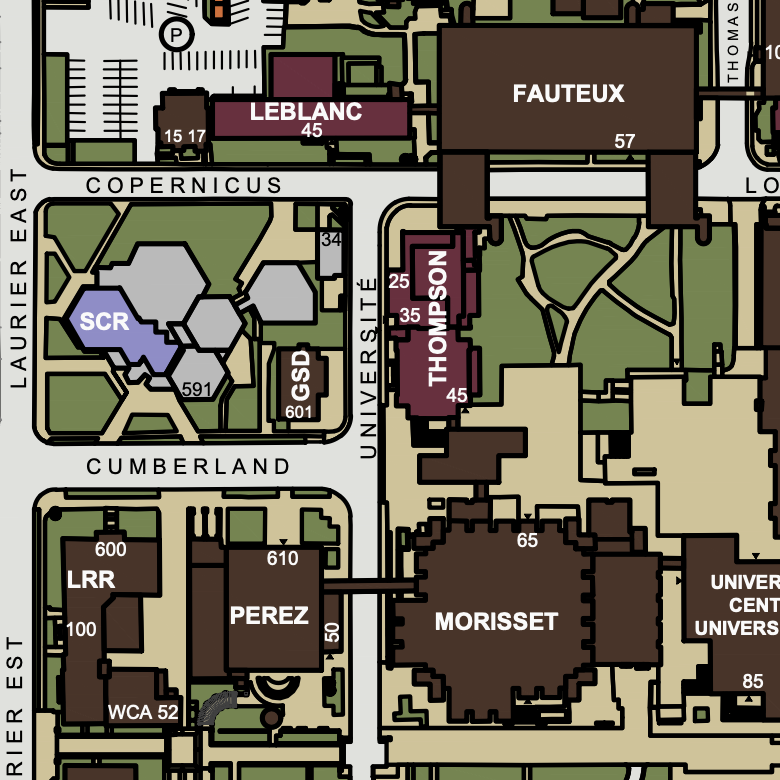 Carte du campus