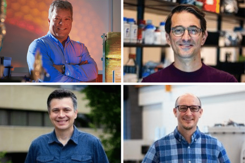 Louis Barriault, Nicolas Corradi, Michel Godin and Brett Walker.