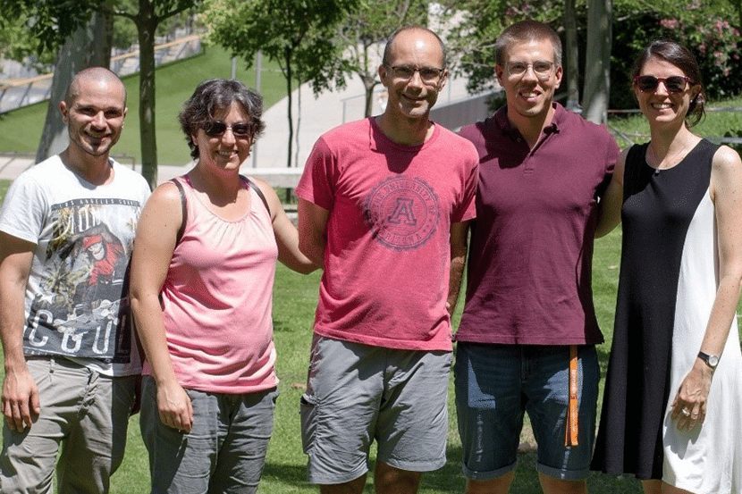Nikita Panov, Patricia Haro-González, Loïc Charbonnière et Eva Hemmer.