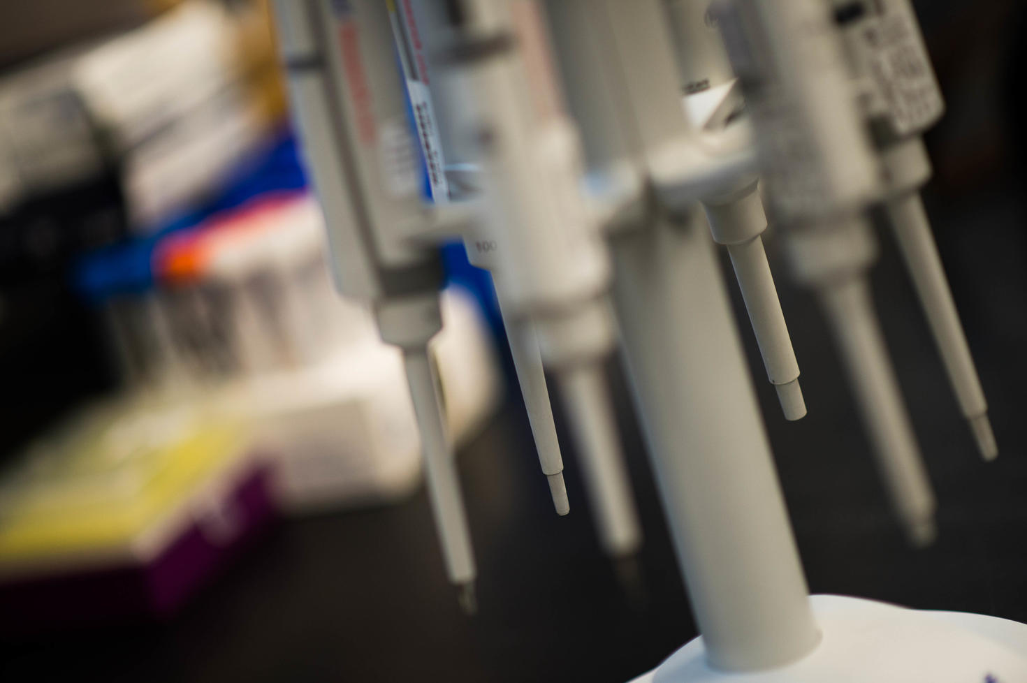 Gros plan sur des pipettes