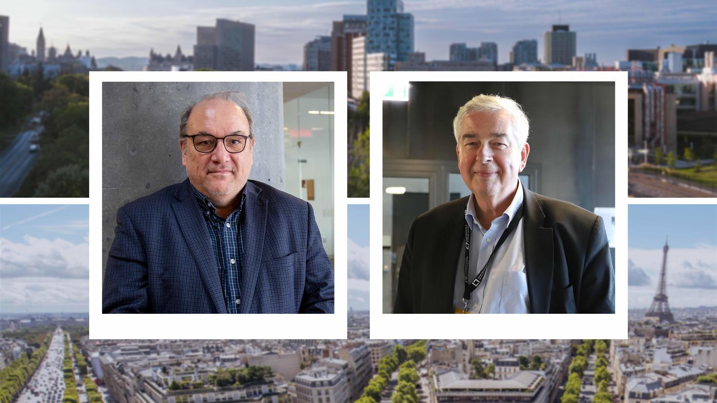 Professeur Patrick Fafard, Faculté des sciences sociales, Université d'Ottawa, et Professeur Pascal Griset, Université de la Sorbonne à Paris.
