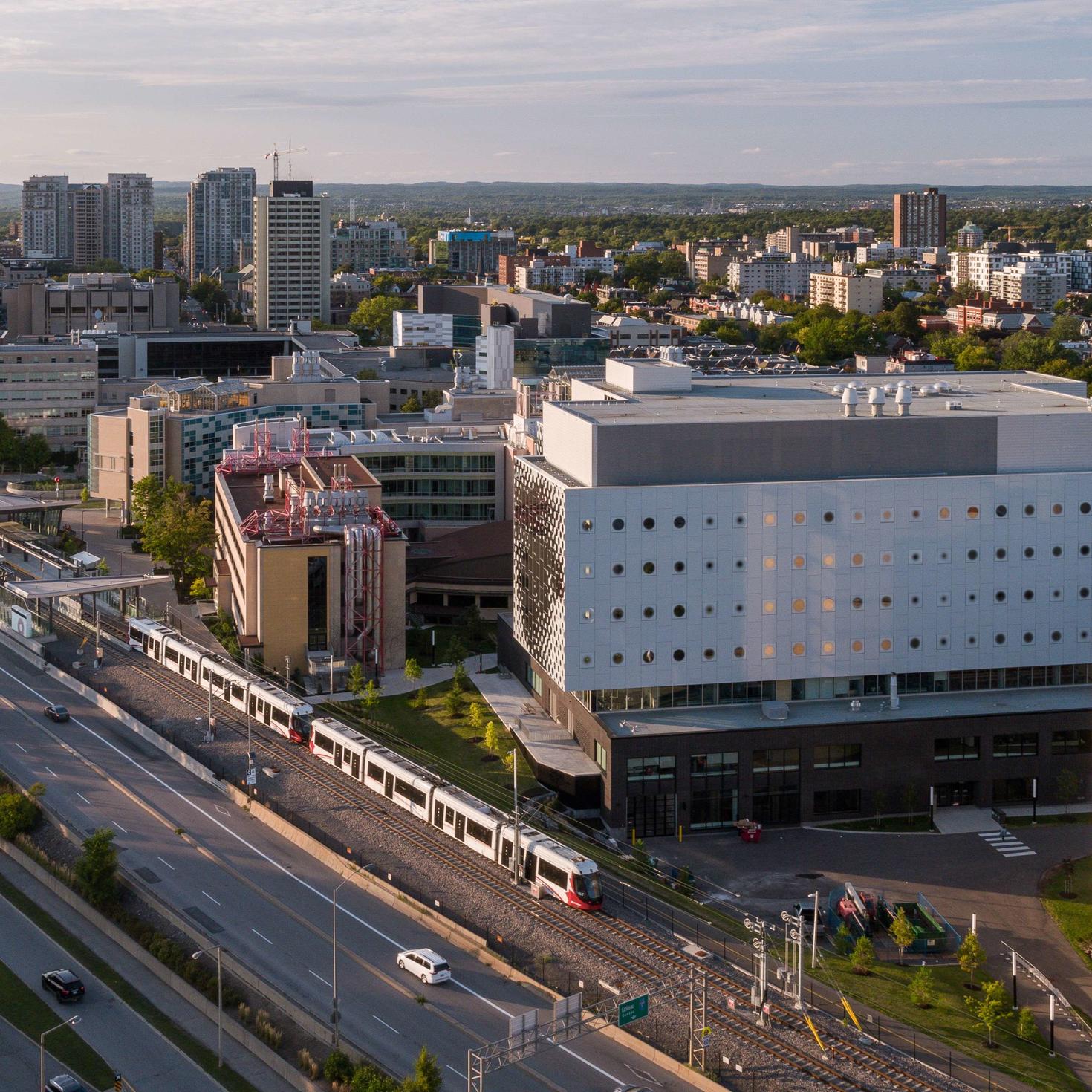 Le complexe STEM vu par drône