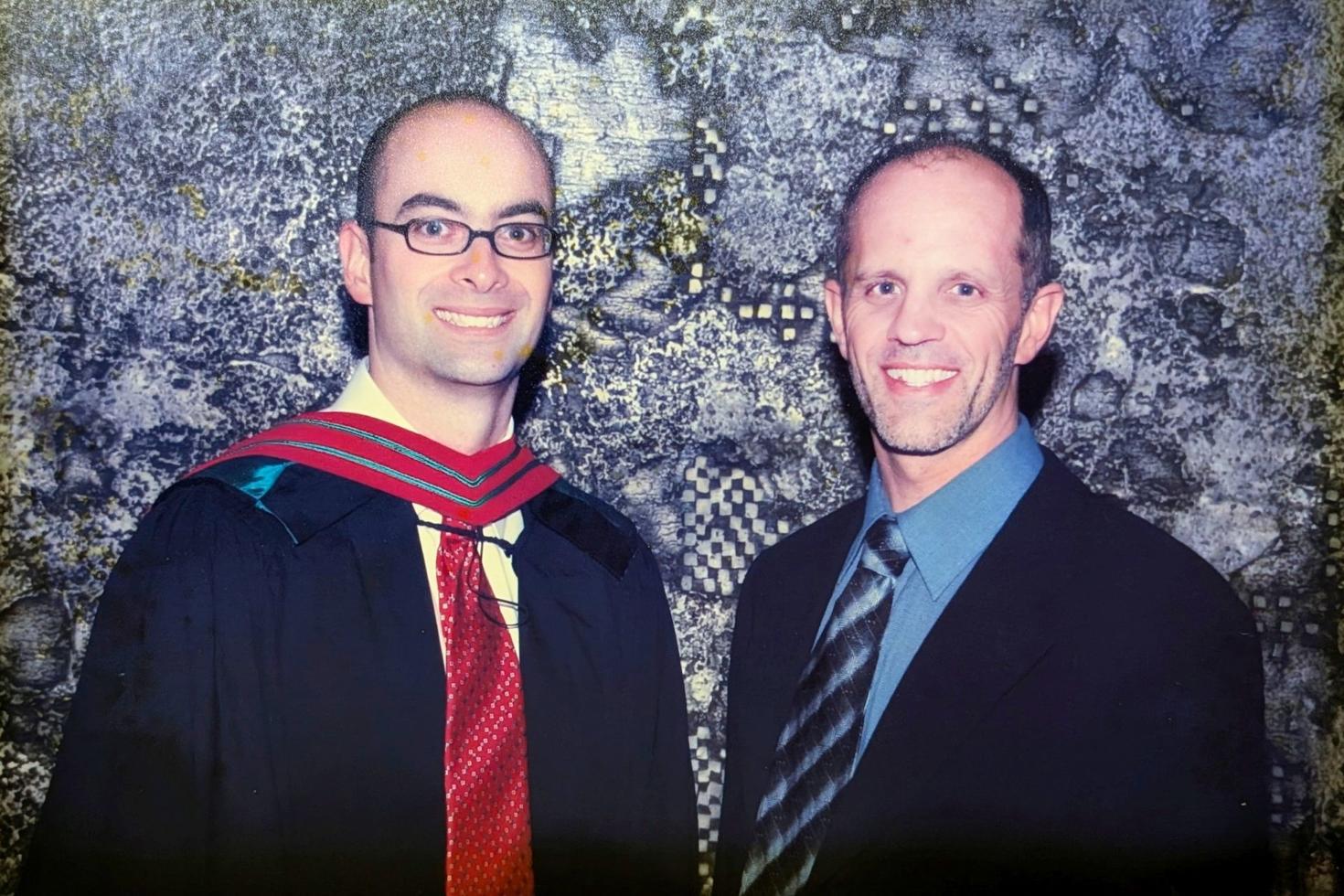 Professors Corrie DaCosta and John Baenziger