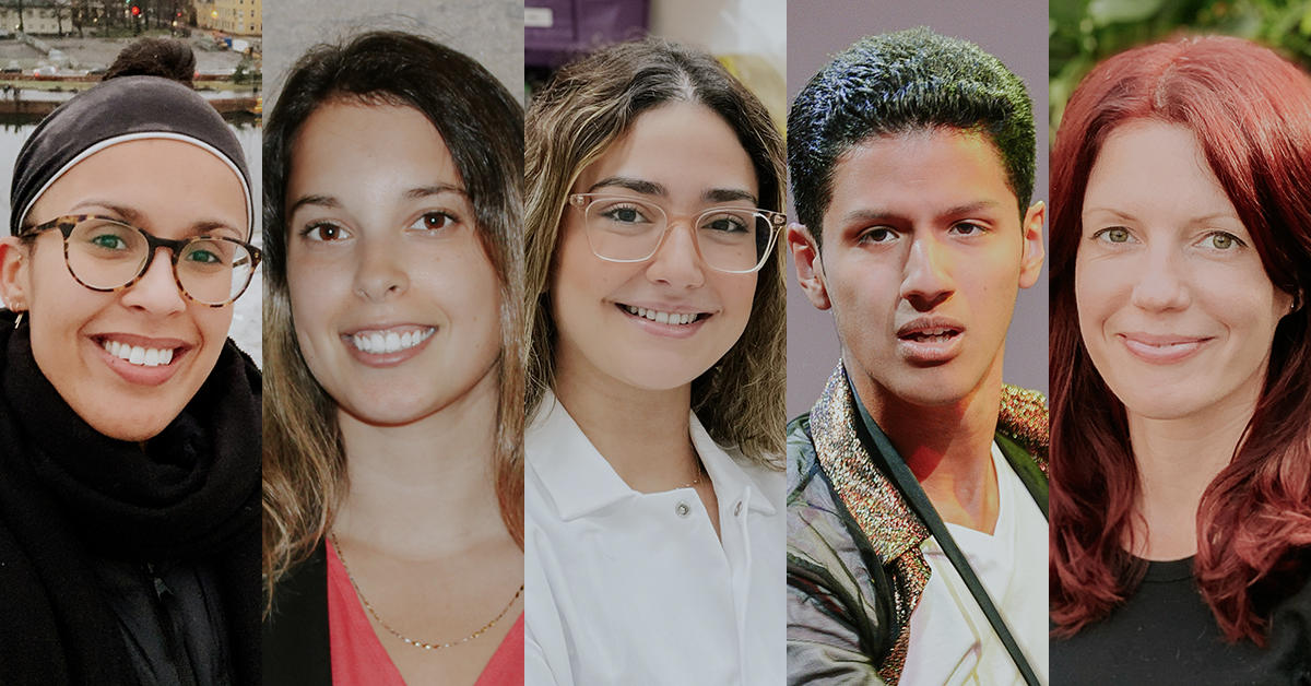 Zahra Clayborne, Alise Gertsenchtein, Stephanie Hajjar, Carlos Rivas et Kristen Thomasen