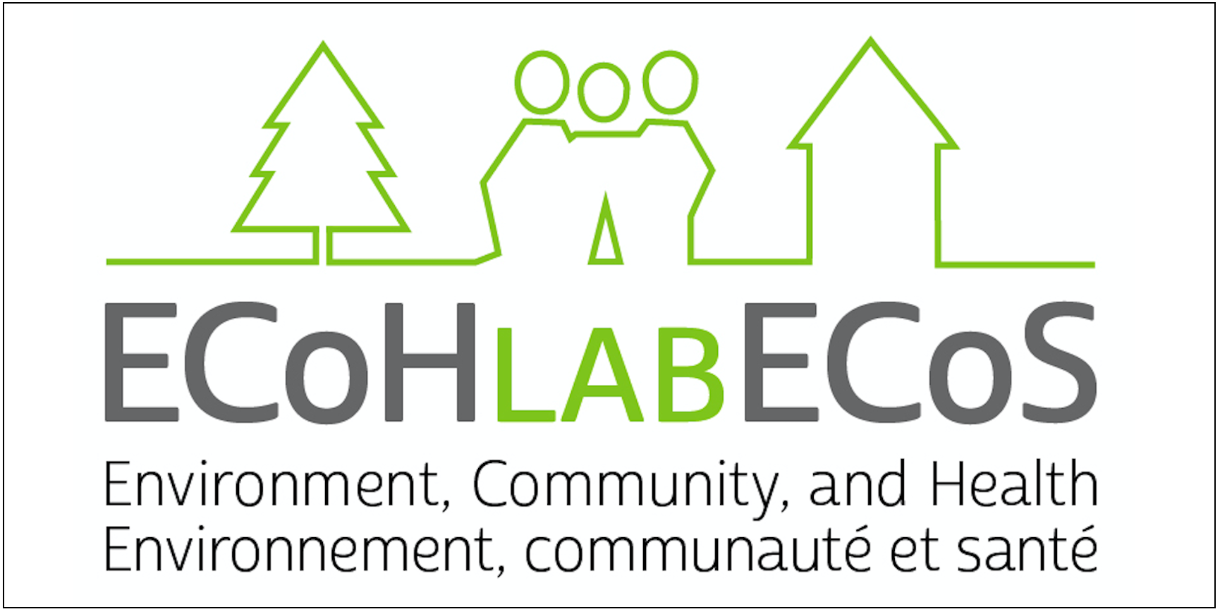 Environment, Community and Health Laboratory logo.