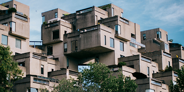 Habitat 67, in Montreal.