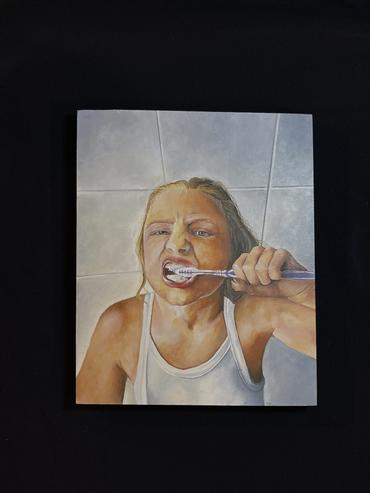 Painting little girl