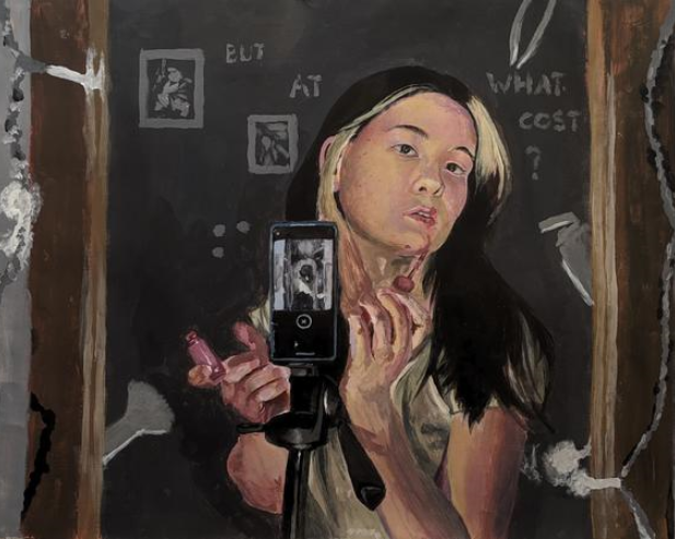 Acrylic on paper ...But at what cost