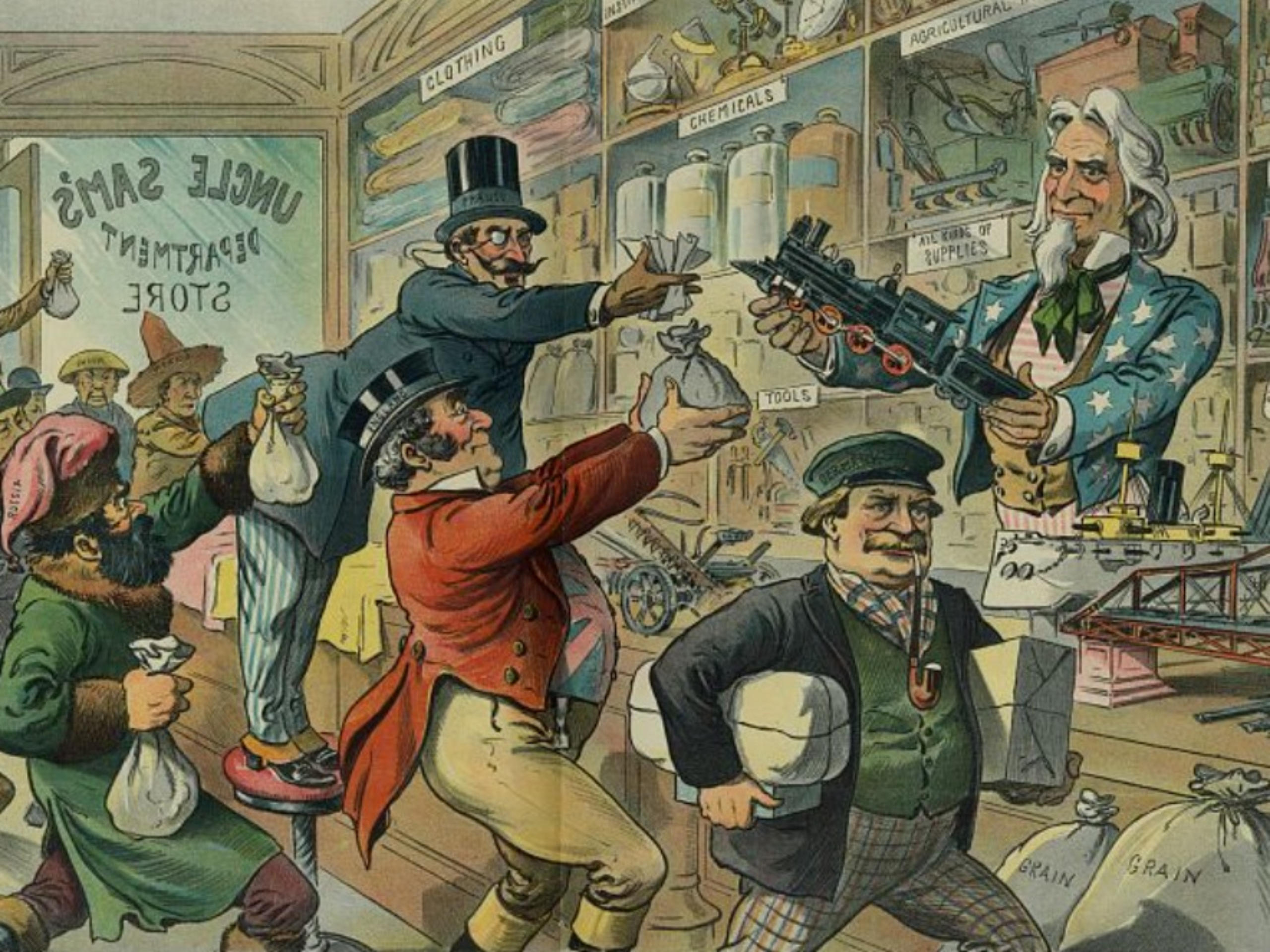 John S. Pughe, “The Greatest Department Store on Earth”, Puck (November 29, 1899)